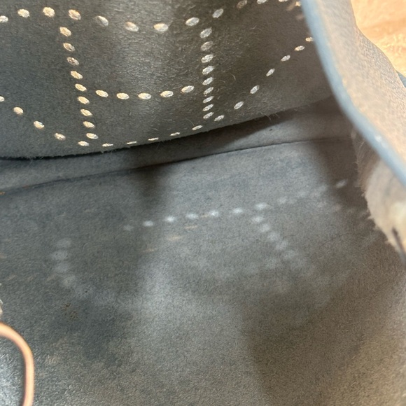 Hermes Evelyne GM III in Blue Jean Clemence with palladium hardware - Picture 14 of 16